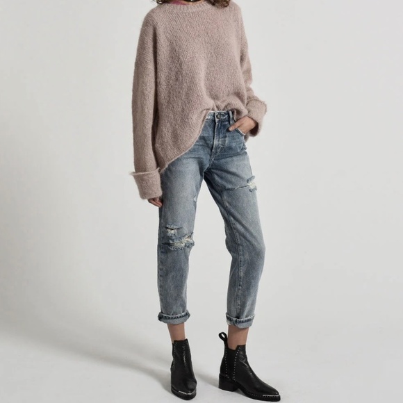 One Teaspoon NWT Rocky Awesome Baggies High Waist Straight Leg Jeans - Picture 1 of 11